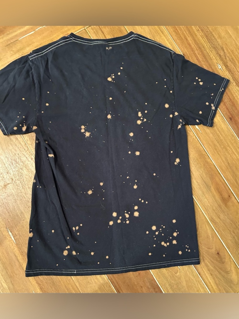 Nirvana Black Graphic Tee with Yellow Smiley Logo. Small. - Picture 3 of 4